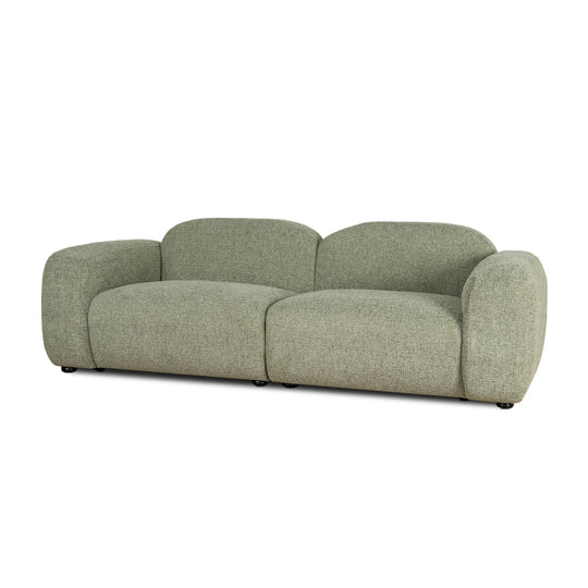 CLC10089-OLS 3 Seater Sofa - Coral Light Green