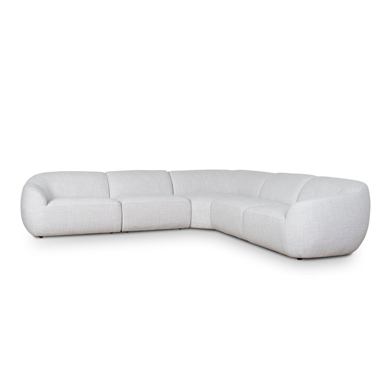 CLC10112-KSO Corner Fabric Sofa - Silver Grey