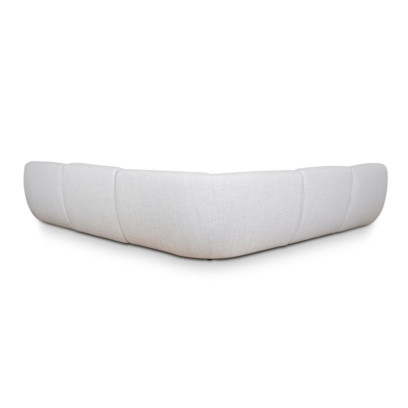 CLC10112-KSO Corner Fabric Sofa - Silver Grey