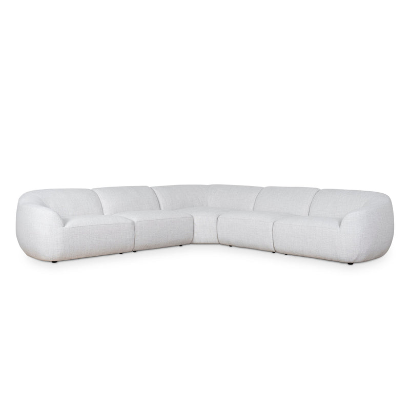 CLC10112-KSO Corner Fabric Sofa - Silver Grey