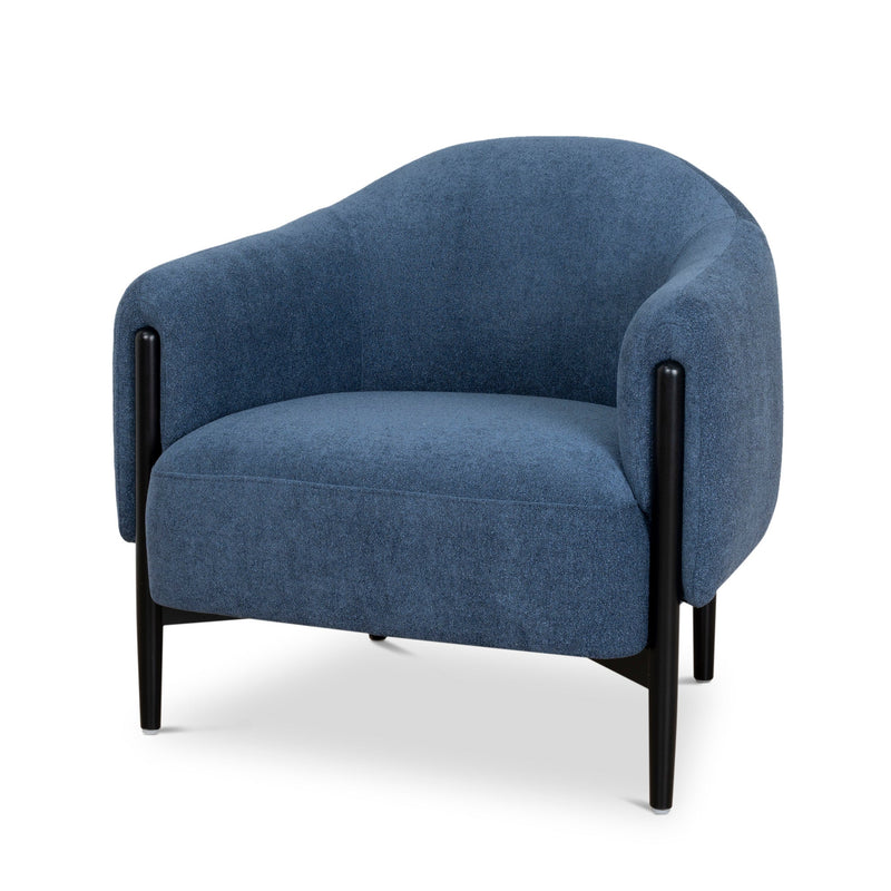 CLC10236-KSO Fabric Armchair - Navy Blue
