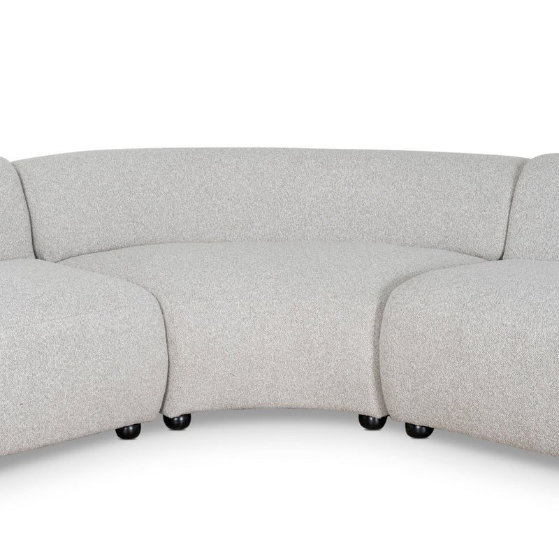 CLC10237-CA Corner Sofa - Clay Grey