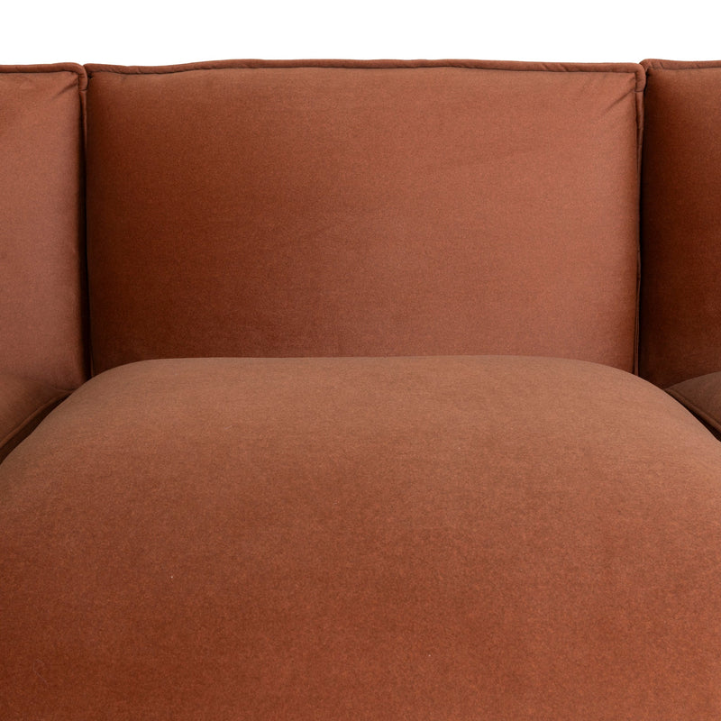 CLC10264-CA 3 Seater Sofa - Rustic Burnt Orange