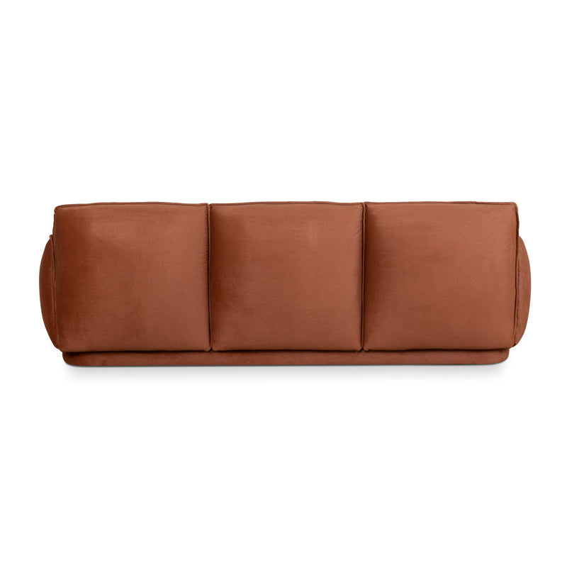CLC10264-CA 3 Seater Sofa - Rustic Burnt Orange