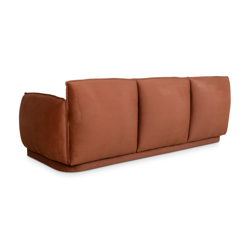 CLC10264-CA 3 Seater Sofa - Rustic Burnt Orange