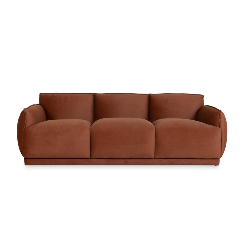 CLC10264-CA 3 Seater Sofa - Rustic Burnt Orange