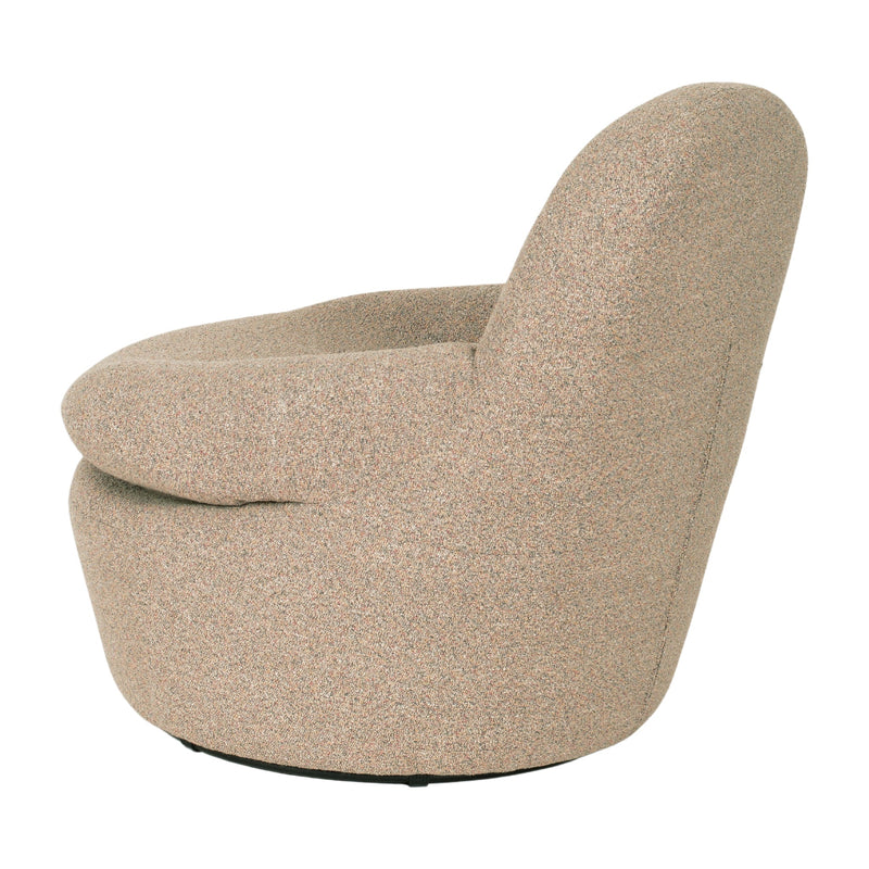 CLC10346-FH Swivel Lounge Chair - Granite Boucle