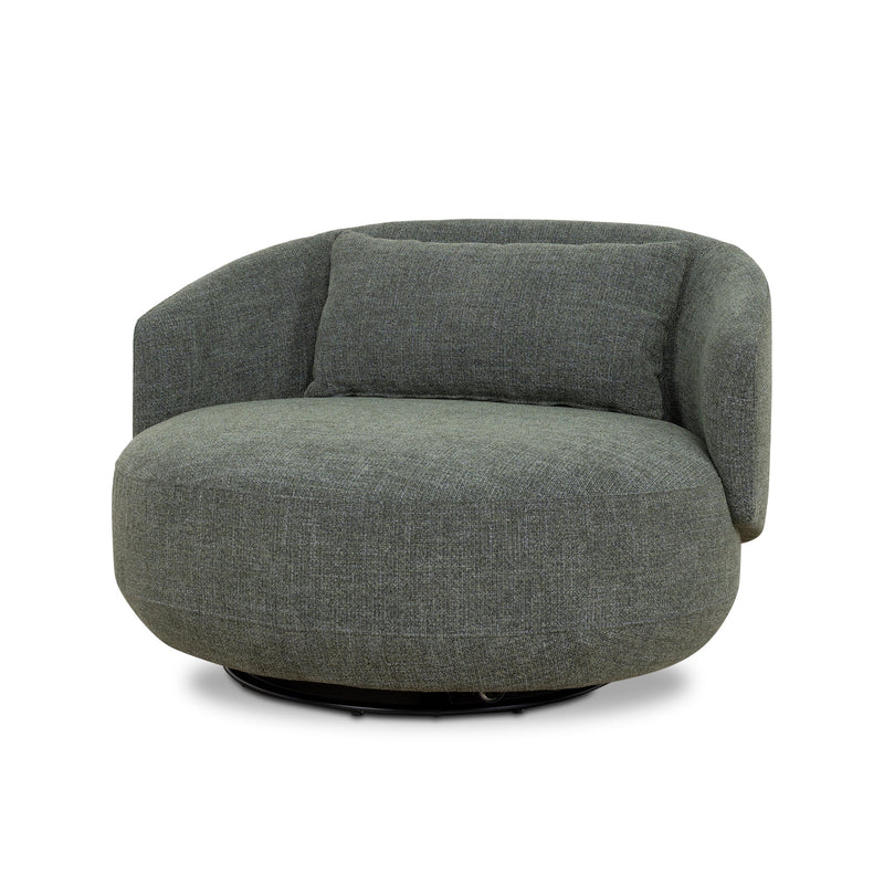 CLC10355-KSO Swivel Armchair - Moss Green