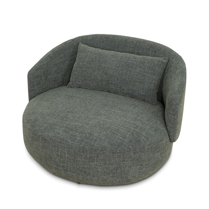 CLC10355-KSO Swivel Armchair - Moss Green