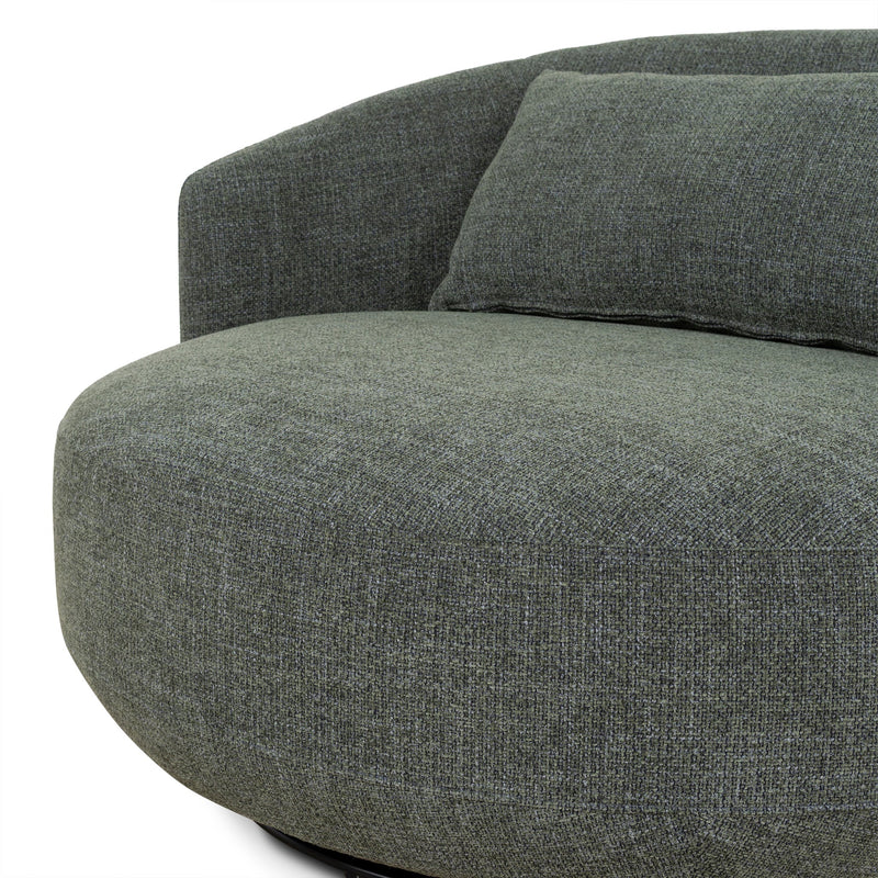 CLC10355-KSO Swivel Armchair - Moss Green