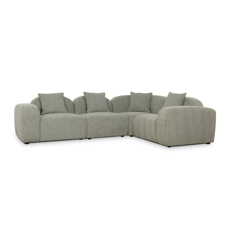 CLC10363-OLS Corner Option for 4 Seater Sofa - Coral Light Green