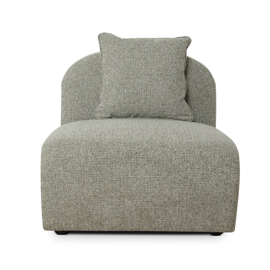 CLC10364-OLS Additional Armless for 4 Seater Sofa - Coral Light Green