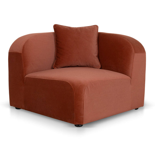 CLC10366-OLS Corner Option for 4 Seater Sofa - Umber Orange