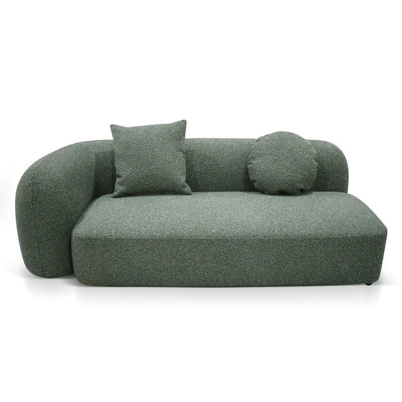CLC10387-AE 3 Seater Right Chaise Sofa - Amazon Green