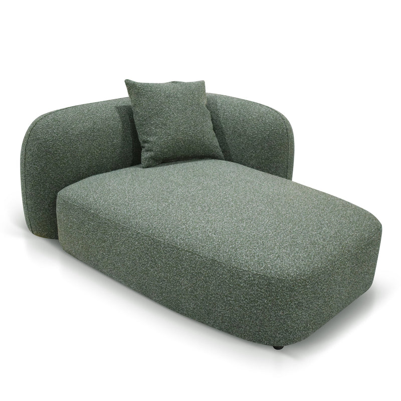CLC10387-AE 3 Seater Right Chaise Sofa - Amazon Green
