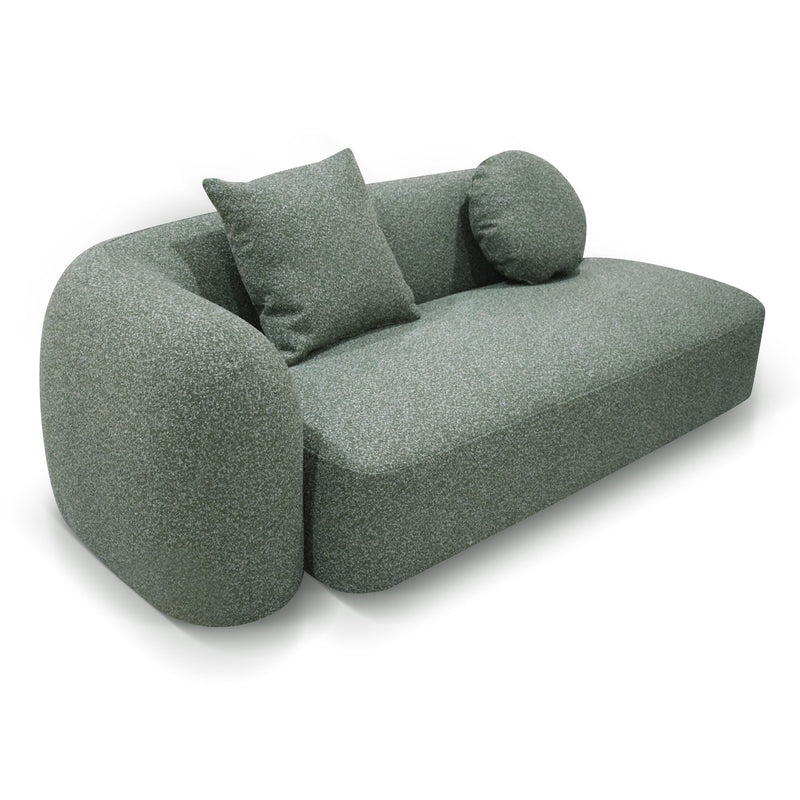 CLC10387-AE 3 Seater Right Chaise Sofa - Amazon Green