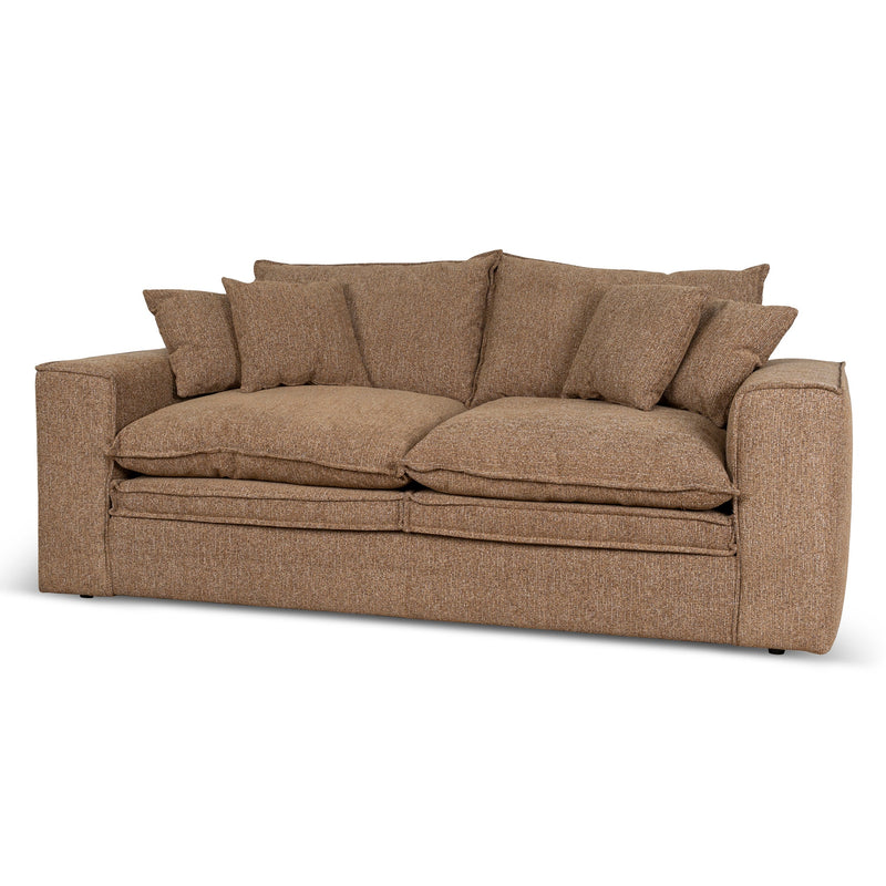 CLC10402-IG 2 Seater Fabric Sofa - Almond Brown