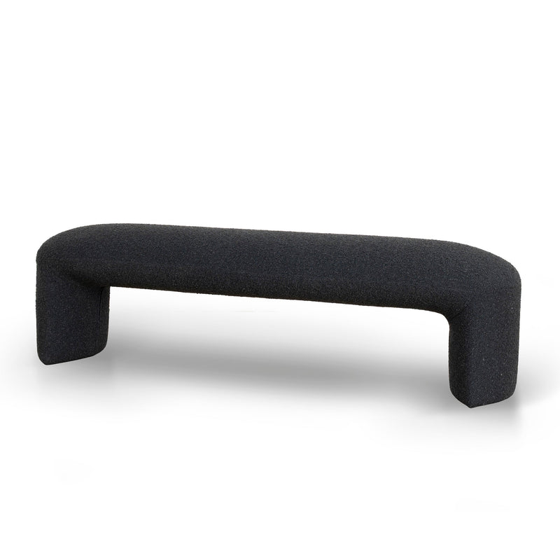 CLC8670-YY 1.5m Long Ottoman Bench - Charcoal Boucle