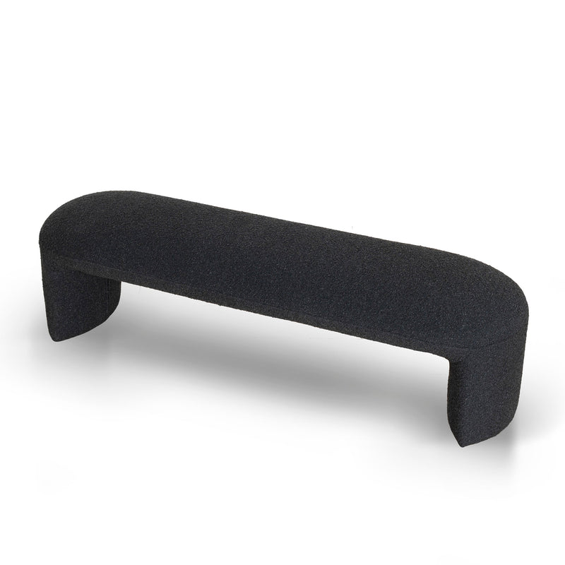 CLC8670-YY 1.5m Long Ottoman Bench - Charcoal Boucle
