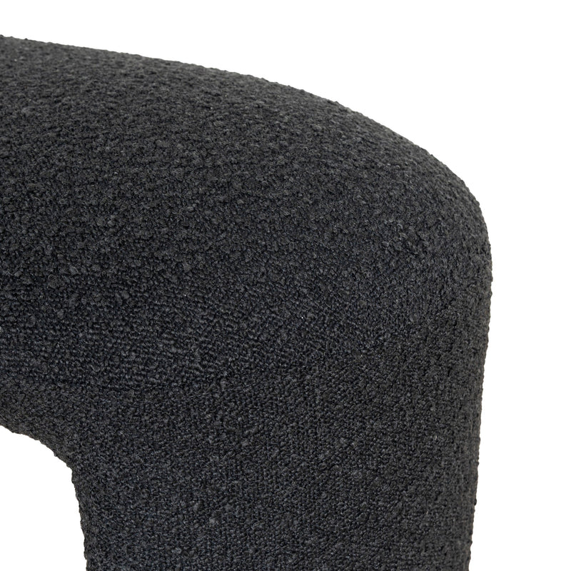 CLC8670-YY 1.5m Long Ottoman Bench - Charcoal Boucle