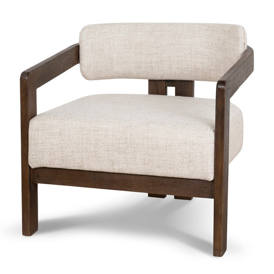 CLC8895-NI Walnut Armchair - Linen