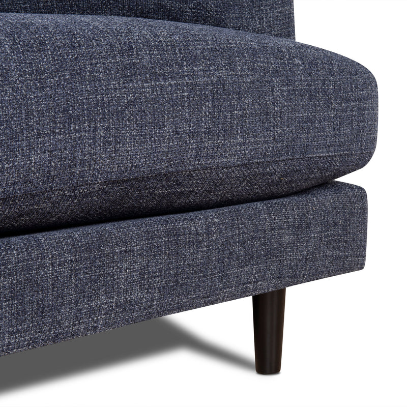 CLC8909-CA 3 Seater Fabric Sofa - Moss Navy Blue