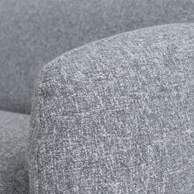 CLC8965-KSO Right Chaise Modular Sofa - Glacier Grey