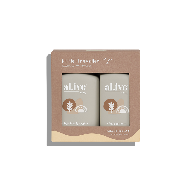 al.ive body Little Traveller - Wash & Lotion Travel Pack