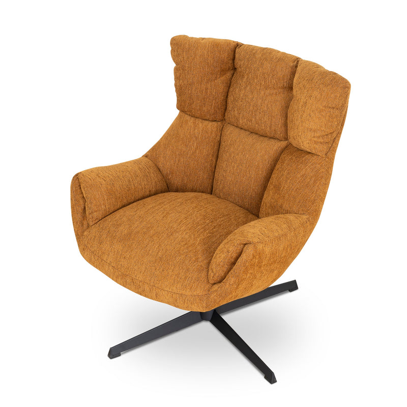 COC10289-LF Swivel Armchair - Honey Yellow