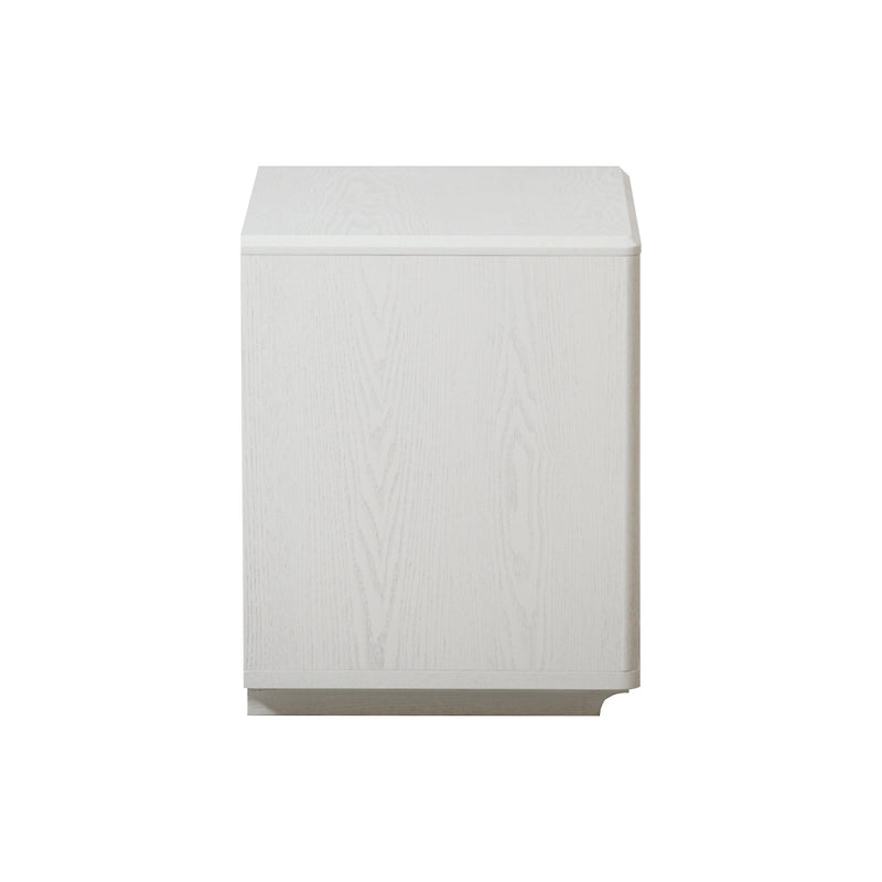 CST10176-DW 50cm Bedside Table - Matte Warm White