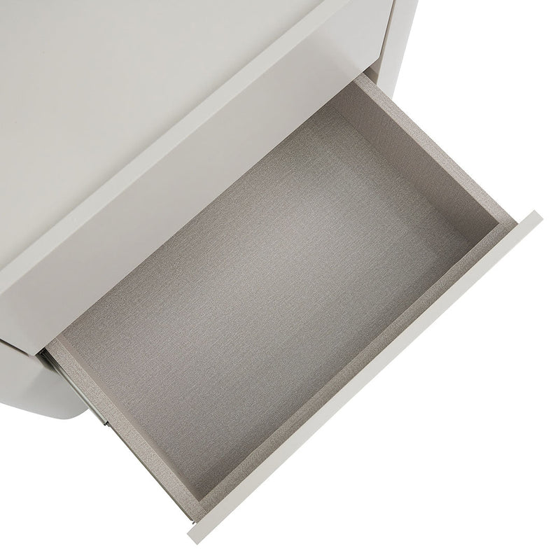 CST8454-IG Bedside Table - Warm Grey