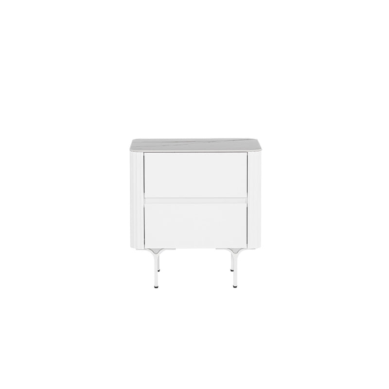 CST8636-IG Bedside Table - White