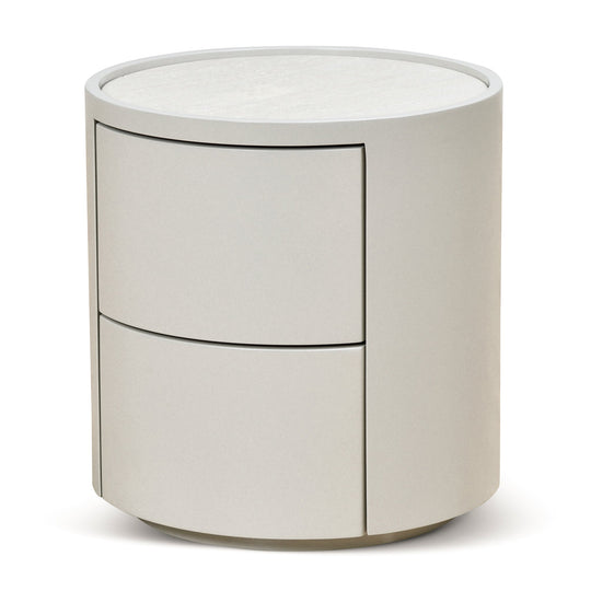 CST8637-IG Bedside Table - Warm Grey