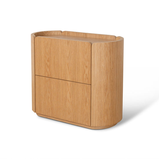 CST8980-CN 60cm Bedside Table - Natural Oak