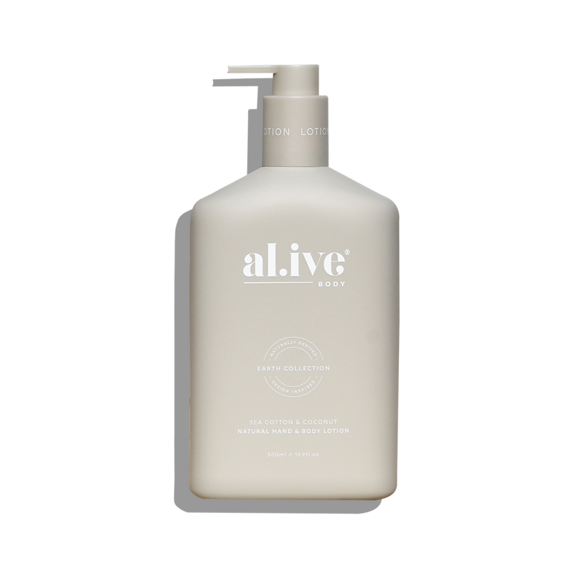 al.ive body Wash & Lotion duo - Sea Cotton & Coconut