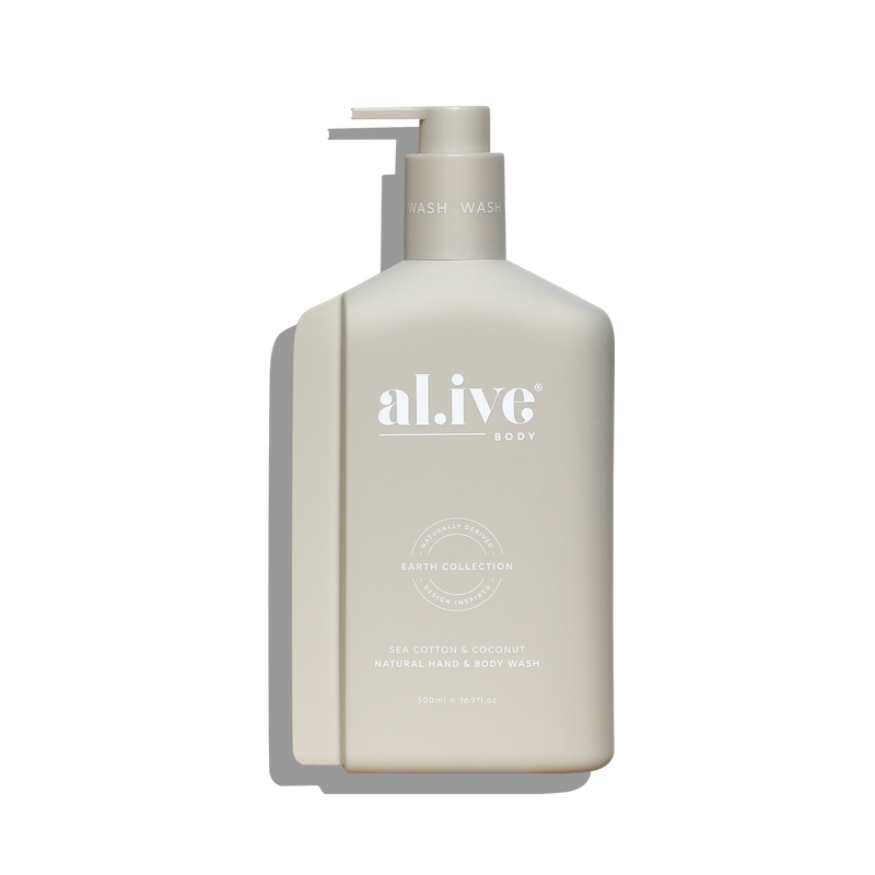 al.ive body Wash & Lotion duo - Sea Cotton & Coconut