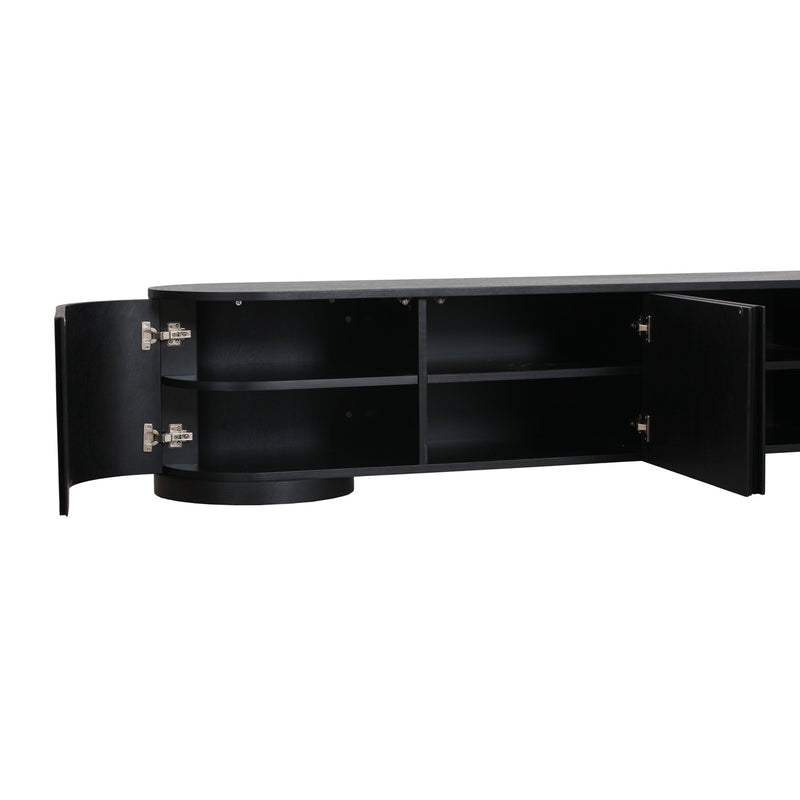 CTV10277-DW 2.2m TV Entertainment Unit - Full Black