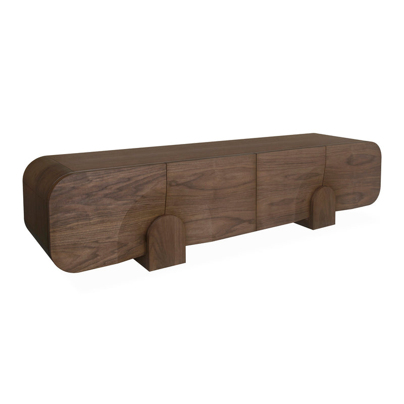 CTV10297-VA 2.2m TV Entertainment Unit - Light Walnut