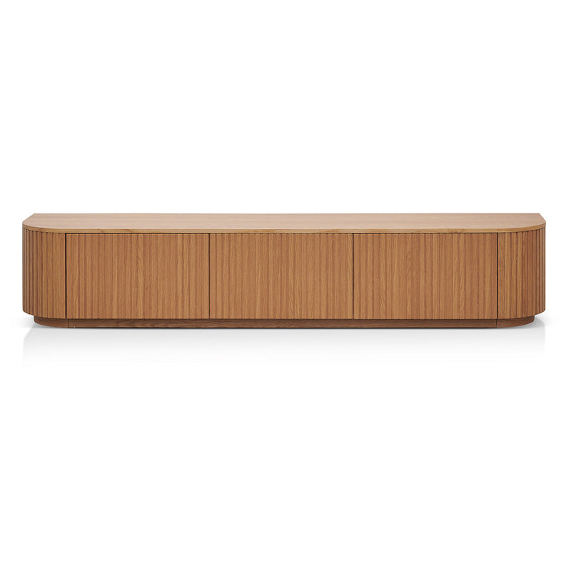CTV8308-CN 2.4m TV Entertainment Unit - Natural Oak
