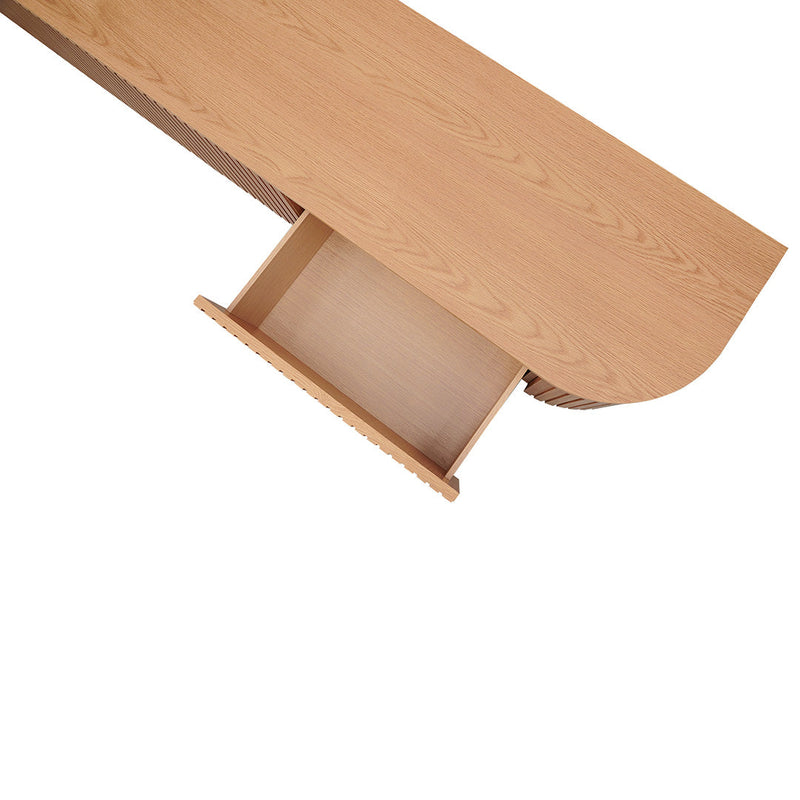 CTV8308-CN 2.4m TV Entertainment Unit - Natural Oak