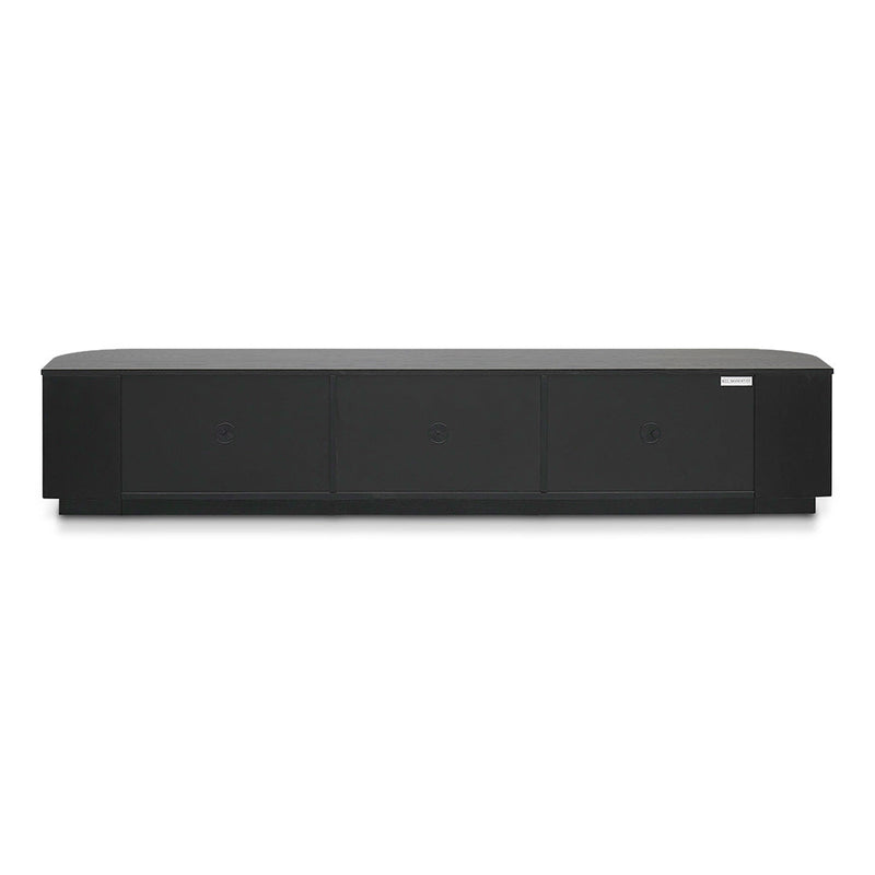 CTV8309-CN 2.4m TV Unit - Full Black Oak