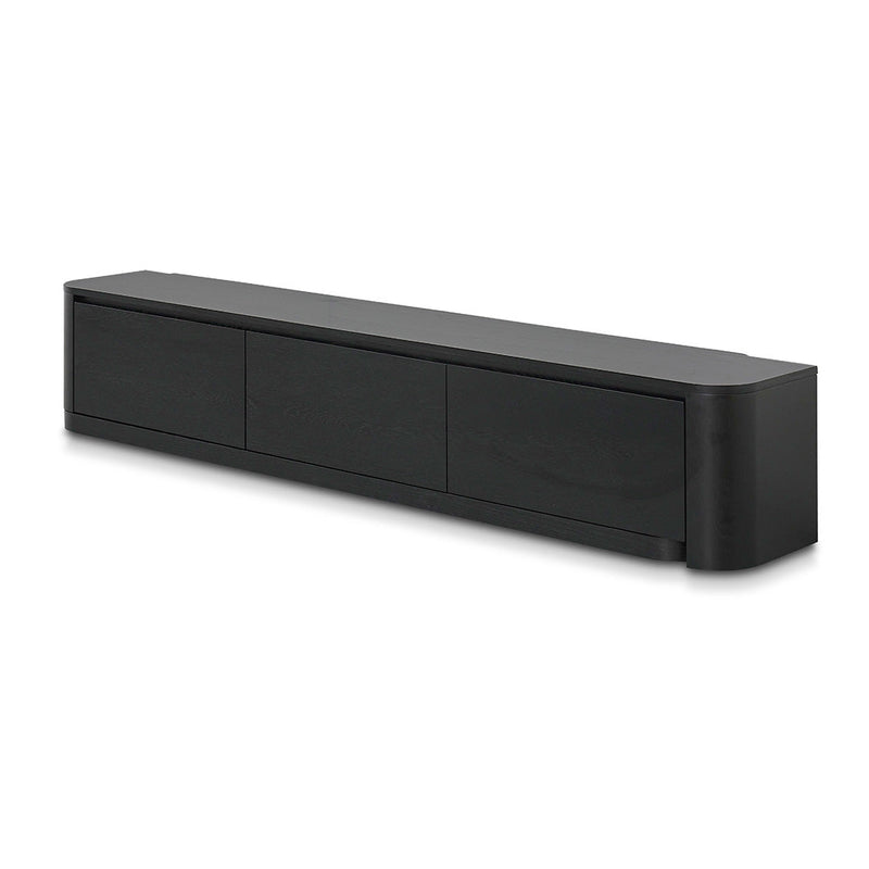 CTV8484-CN Expandable TV Entertainment Unit - Full Black Oak