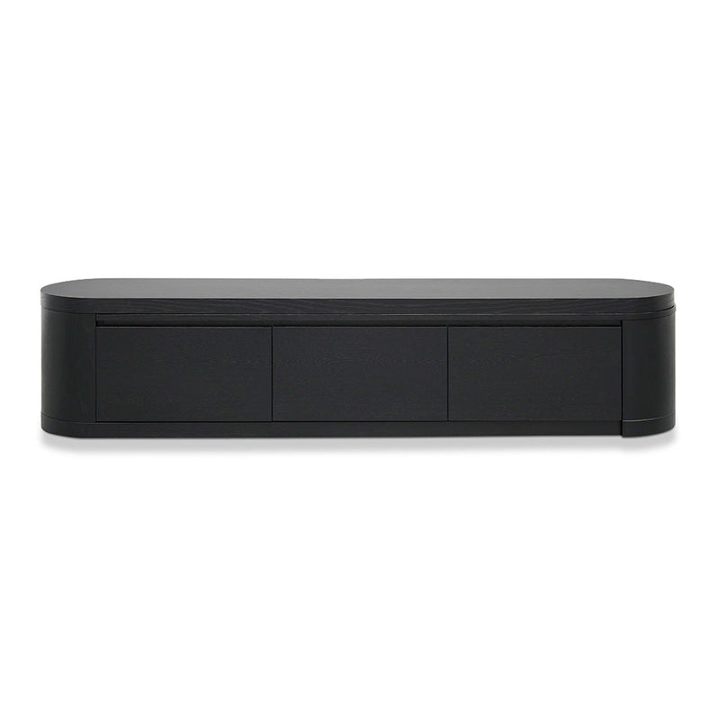 CTV8486-CN Extendable TV Entertainment Unit - Full Black Oak