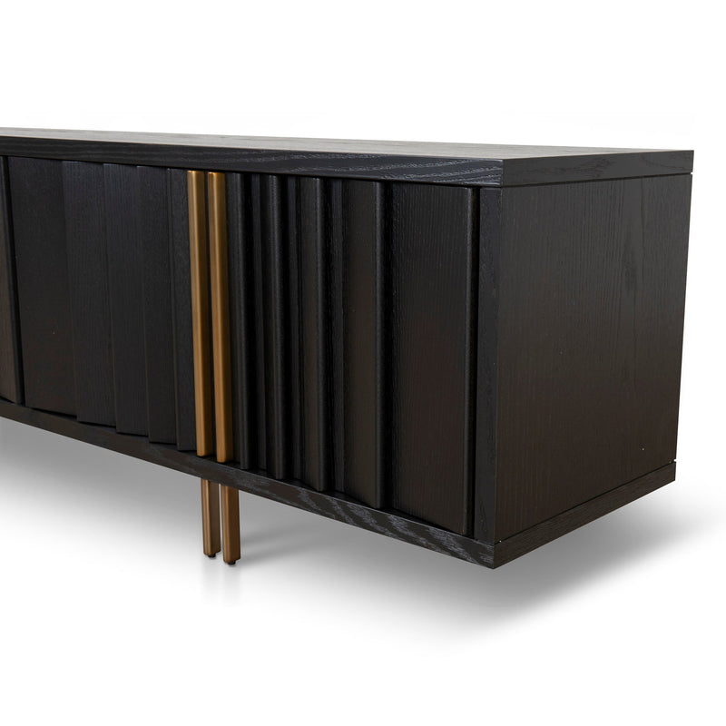 CTV8700-VA 2m TV Entertainment Unit - Textured Espresso Black