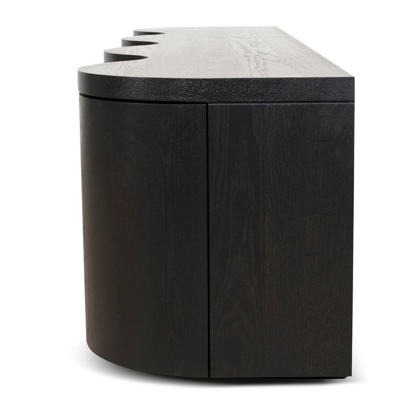CTV8708-VA 2.15m TV Entertainment Unit - Textured Espresso Black