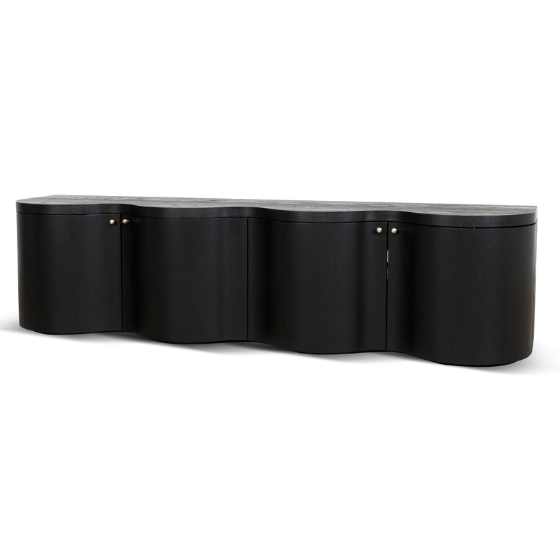 CTV8708-VA 2.15m TV Entertainment Unit - Textured Espresso Black