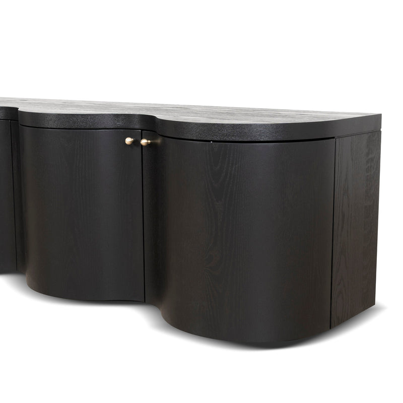 CTV8708-VA 2.15m TV Entertainment Unit - Textured Espresso Black