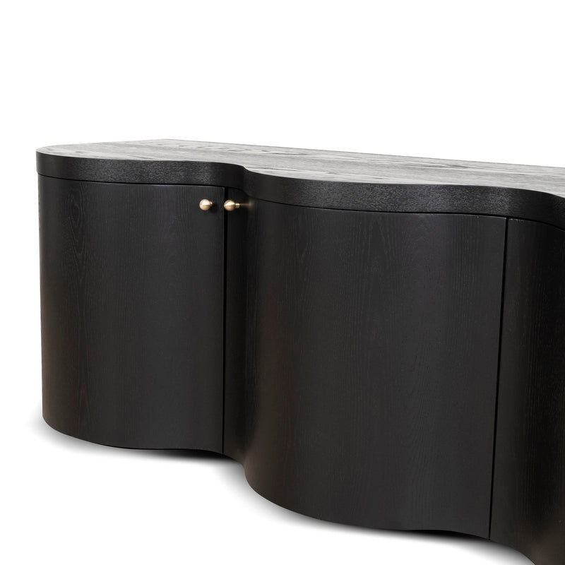 CTV8708-VA 2.15m TV Entertainment Unit - Textured Espresso Black