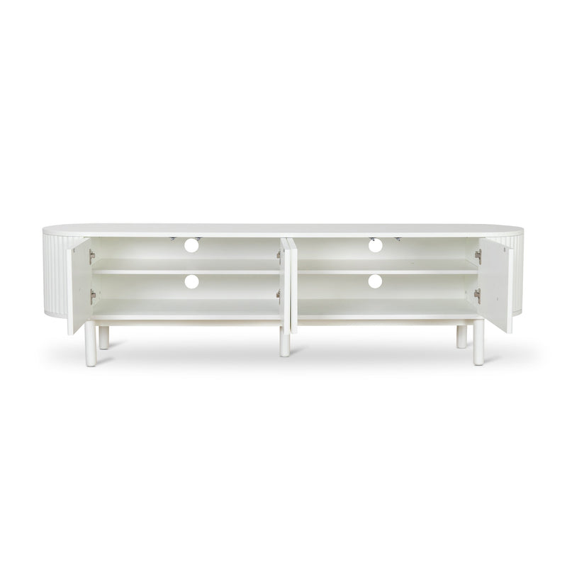 CTV8987-KD 2m TV Entertainment Unit - Warm White Oak