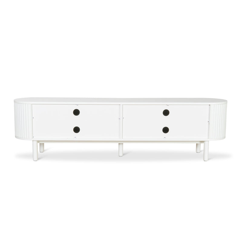 CTV8987-KD 2m TV Entertainment Unit - Warm White Oak